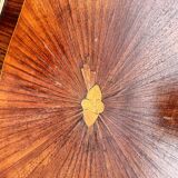 Table à thé à marqueterie ancienne style louis xvi