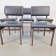 Pali Dining Chairs and Table by Louis van Teeffelen for Wébé, 1960s, Set of 6