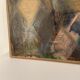 Cubist oil on canvas by Elisabeth Ronget