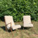 Pair of modern VK armchairs by J.Graz in caviuna, 1950s