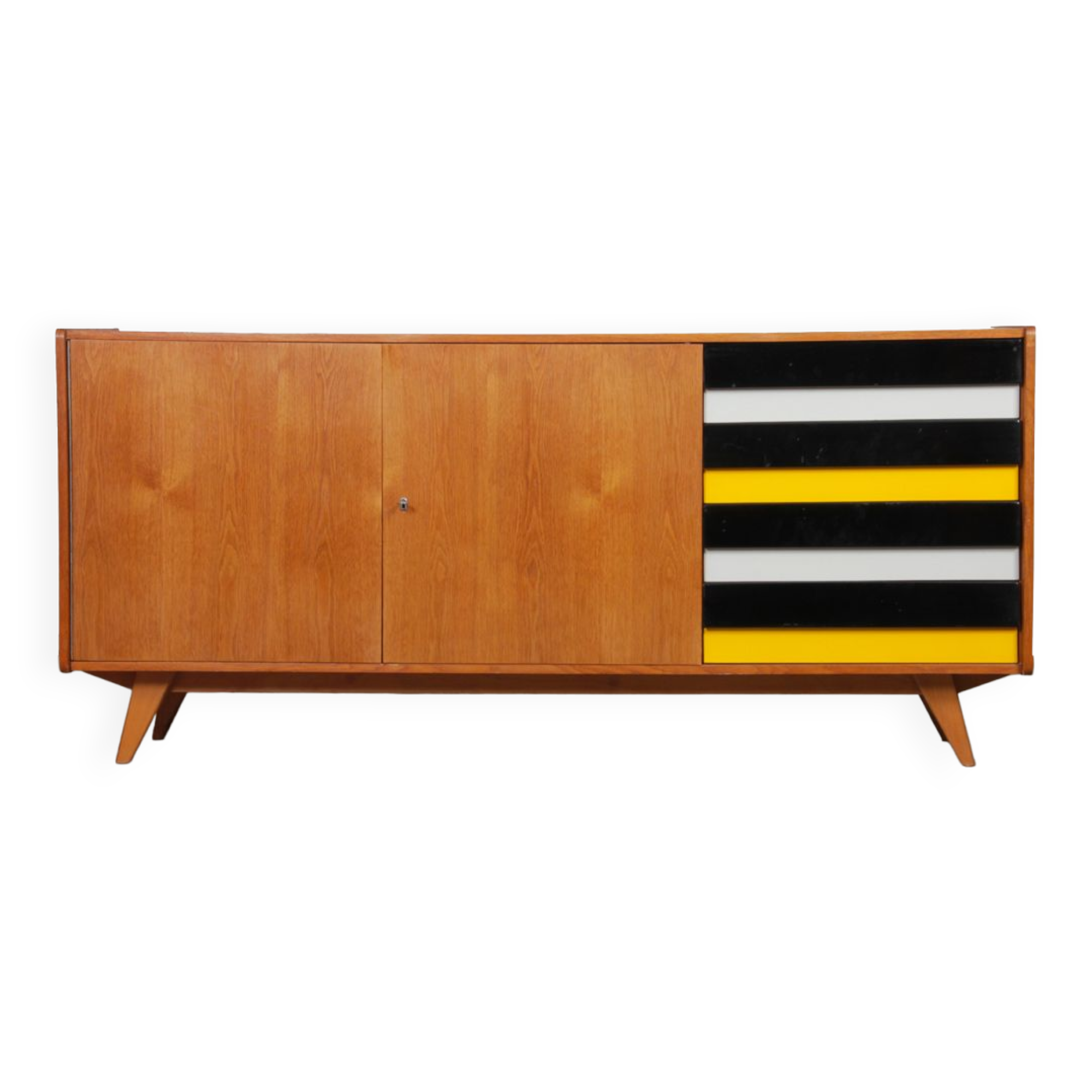 Oak enfilade by Jiri Jiroutek, model U-460, 1960