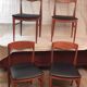 Chaise style scandinave en bois massif - années 70
