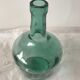 Dame jeanne en verre vert d'eau