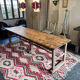 19th-century farmhouse table