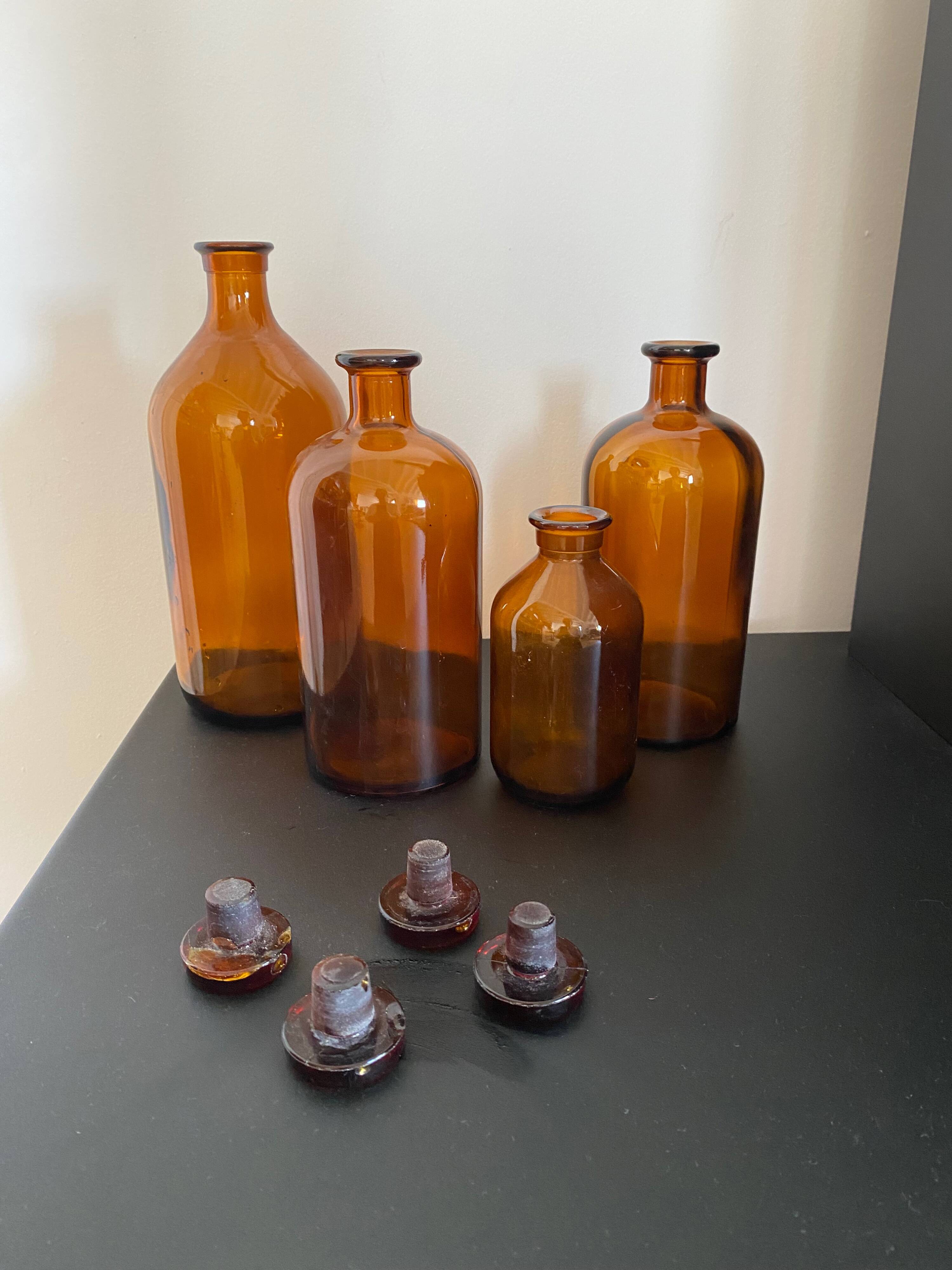 Lot of pharmacy jars