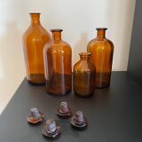 Lot of pharmacy jars