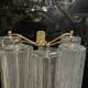 Murano glass tube tronchi sconces, 1980s, set of 2