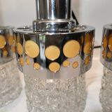 1970s hanging Raak 3 lights