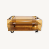 Smoked Plexiglas coffee table 1970