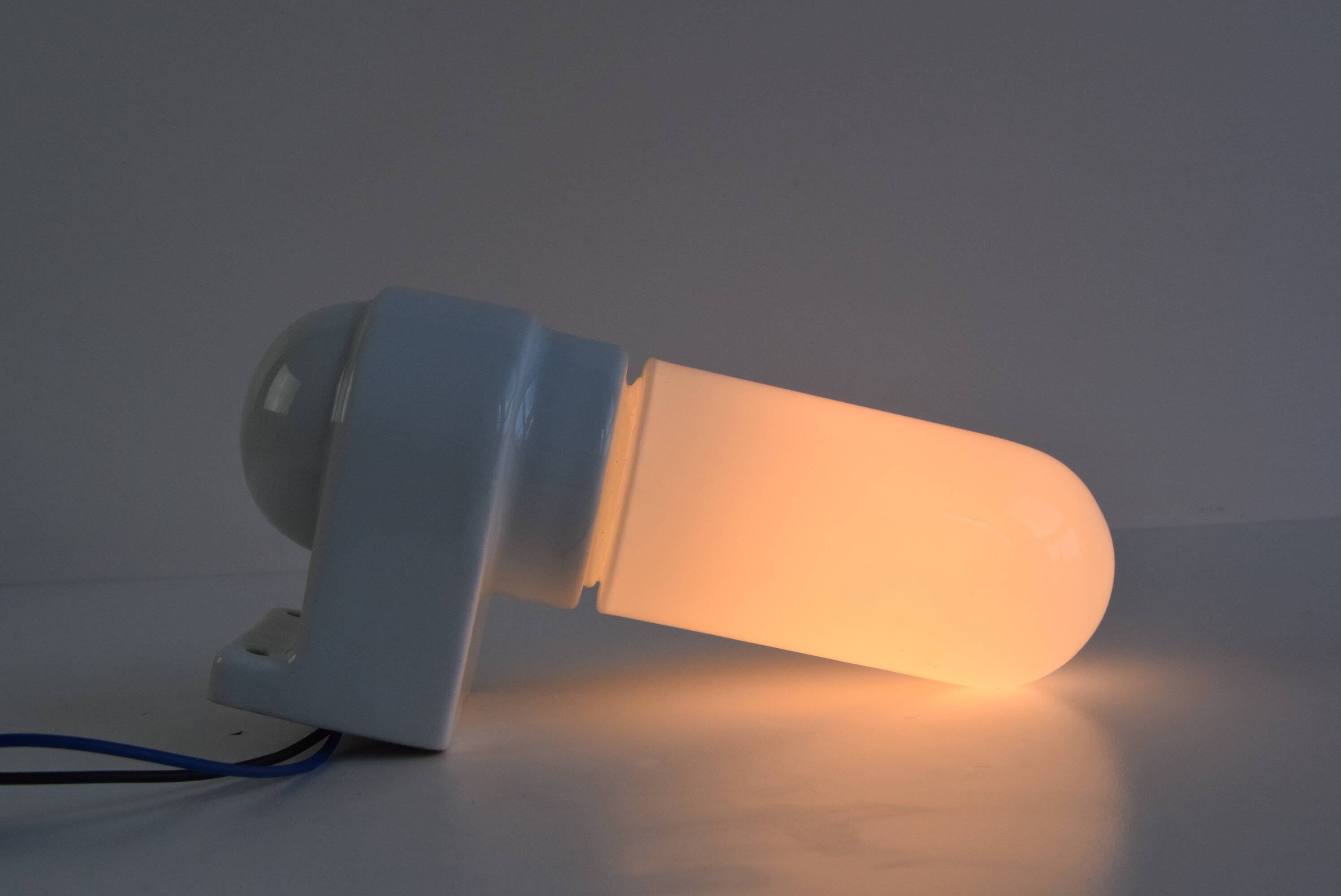 Mid-century ceramic wall lamp