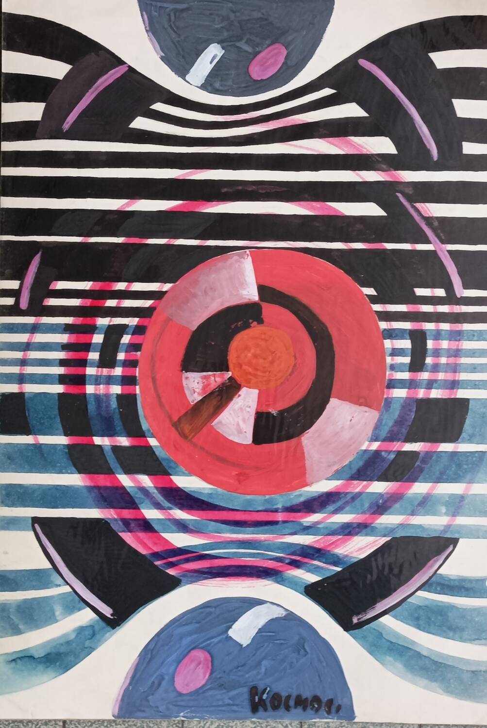 Peinture abstraite, géométrique