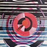 Abstract, geometric painting