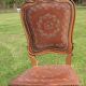 Baroque chair brown leather