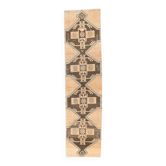 Couloir turc vintage fait main des années 1970 94x386