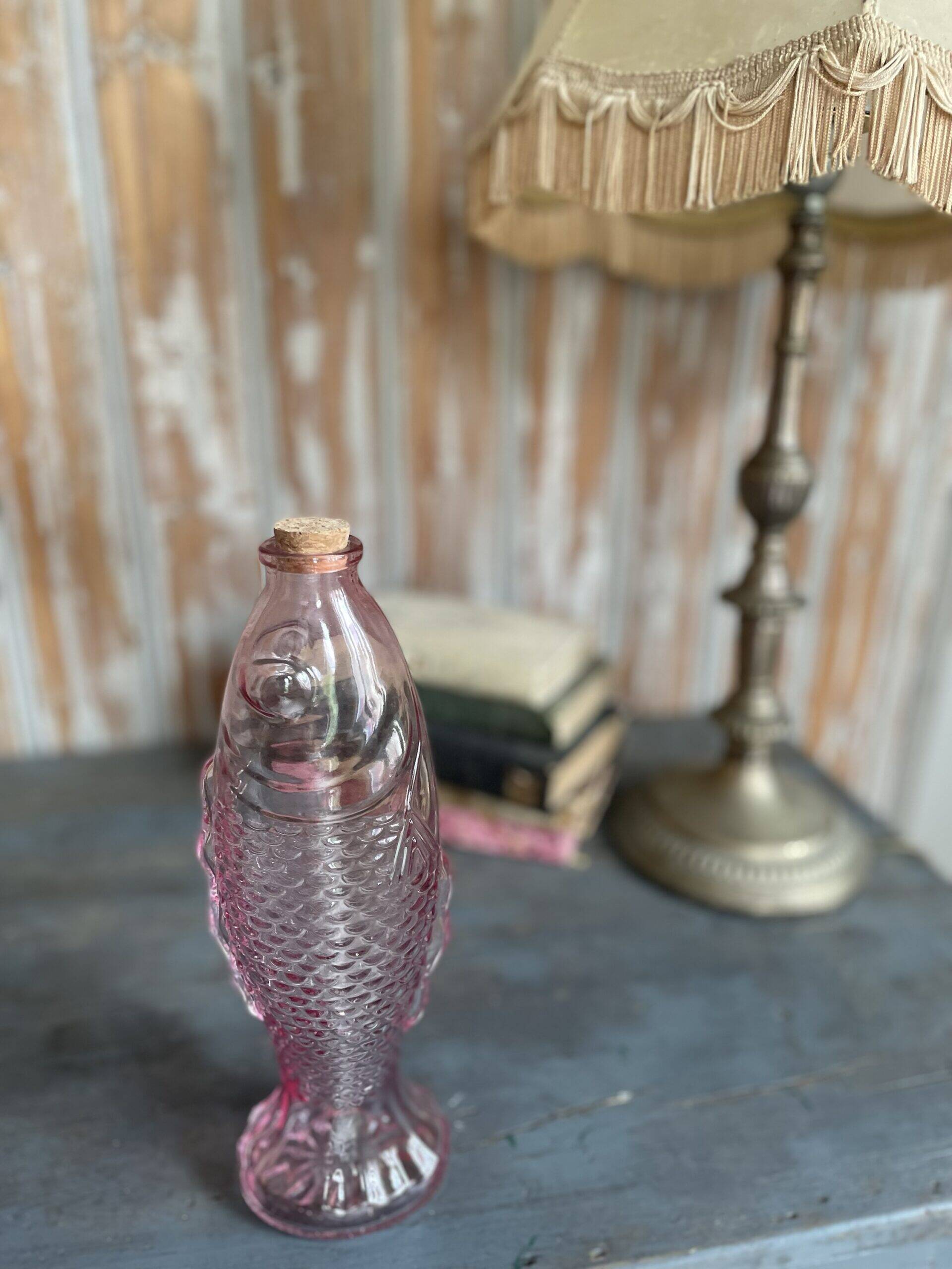 Pink fish bottle