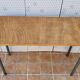 Vintage wooden and metal school desk