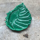 Vallauris green ceramic pocket tray