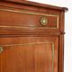 Secretary bar furniture, solid wood Louis XVI style - mirror and shelf