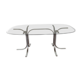 Table smoked glass vintage