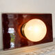 Ceramic zellige wall lamp