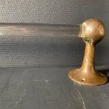 Art Deco napkin holder in bronze and glass, 1930