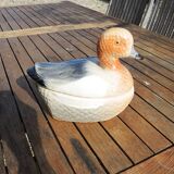 Old Ceramic Duck Terrine