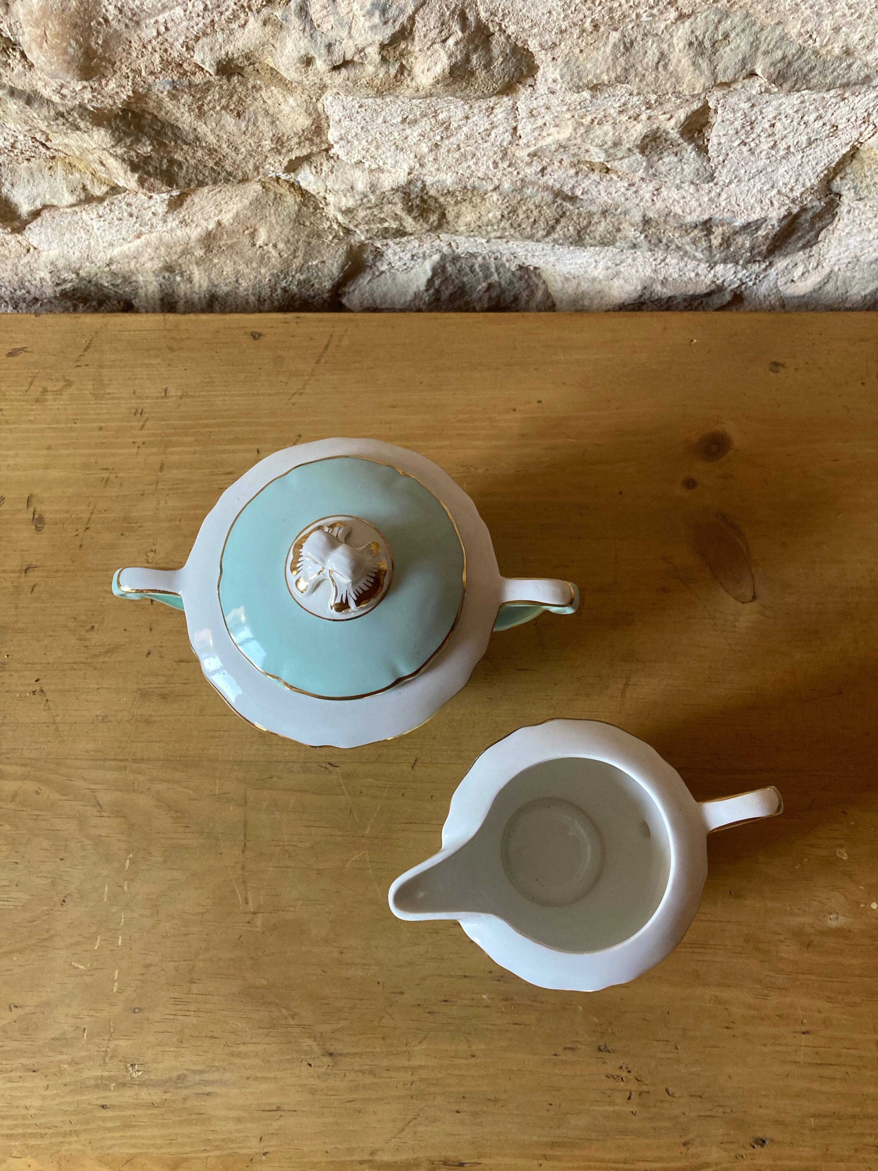 Coffee service - Céranord, Saint-Amand, Trianon model, 1970s