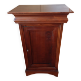 Solid wood nightstand in louis philippe style