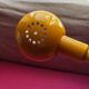 Vintage yellow desk lamp with flexible gooseneck - 1970s
