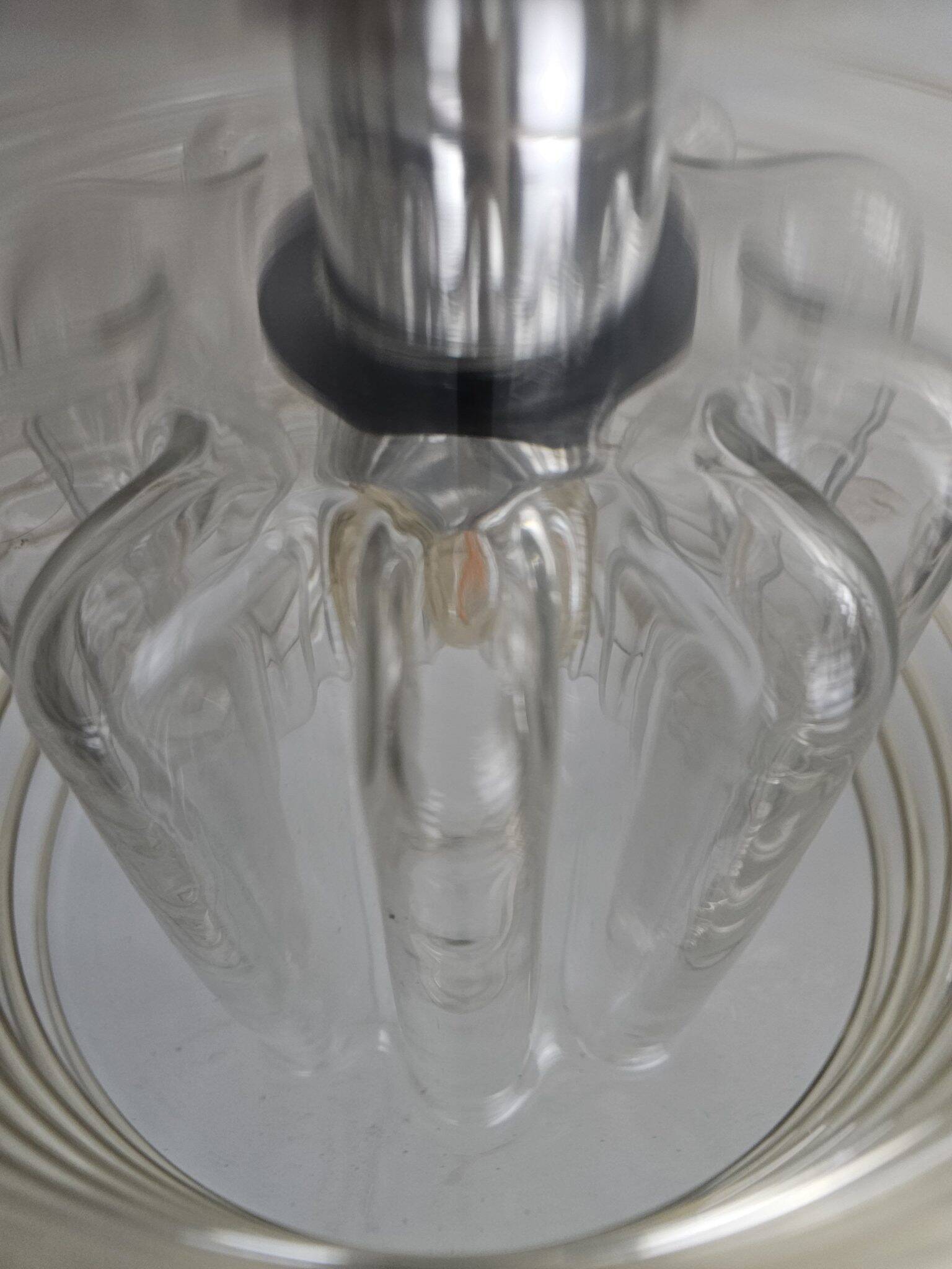 Pendant glass lamp by Peill & Putzler 1970s