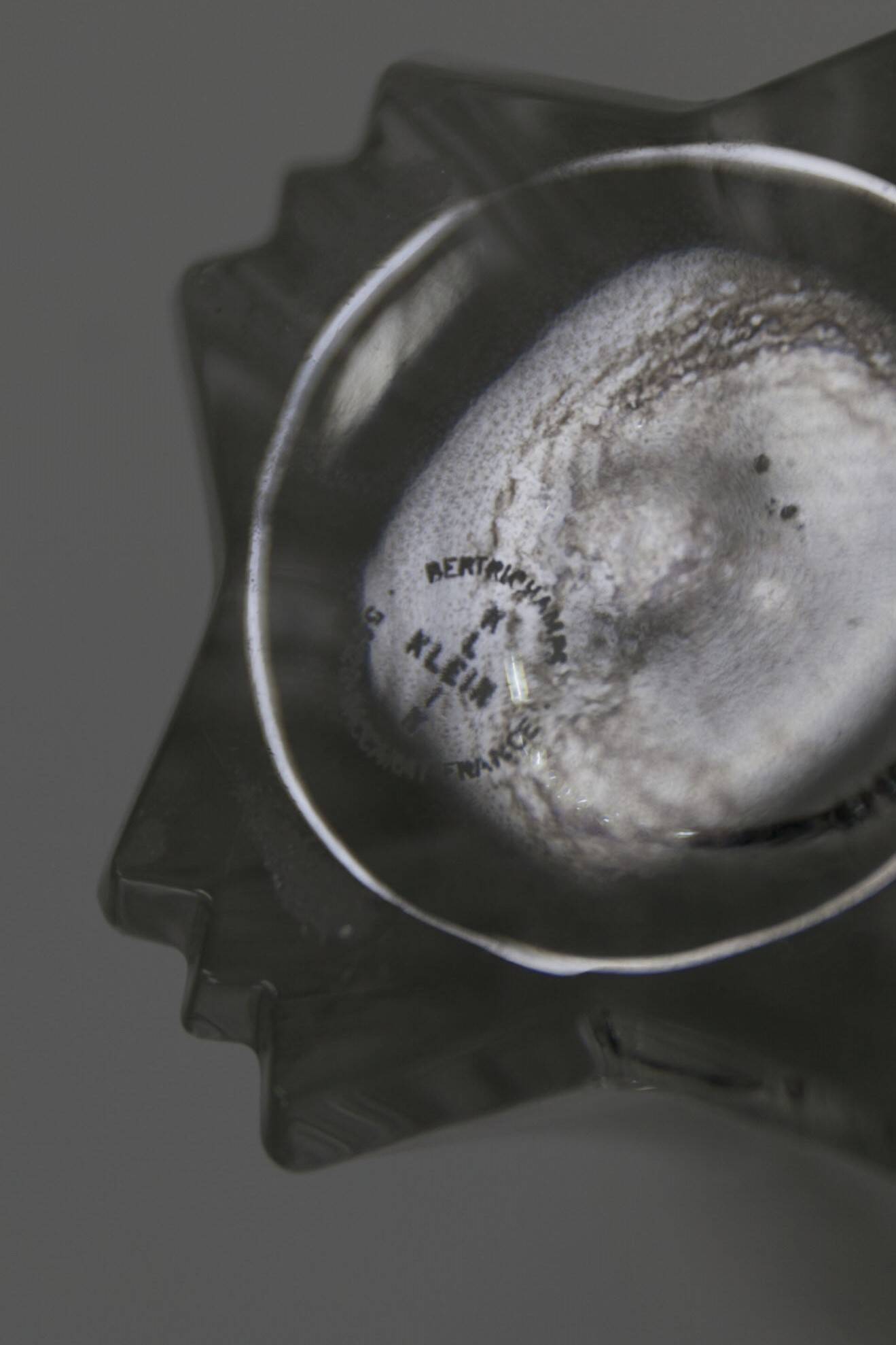 Crystal vase stamped Klein house 54120 Baccarat France