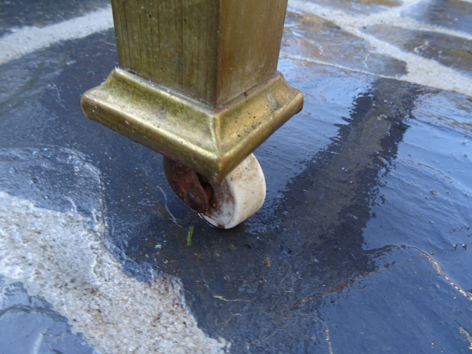 Double art brass art bed