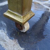 Double art brass art bed