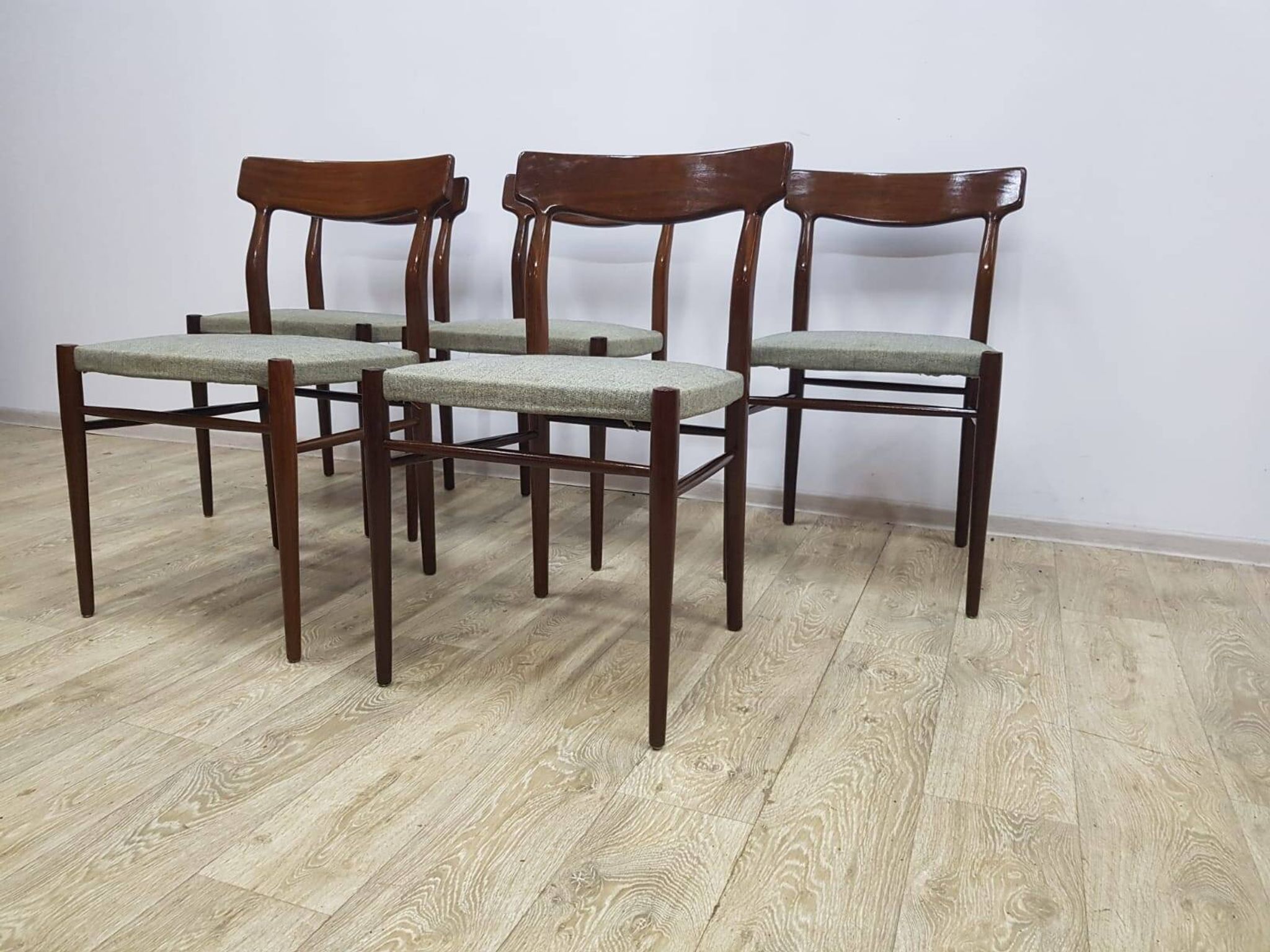 Set of chairs, Lubke/No.603/Mid-Century, 1950s/60s.