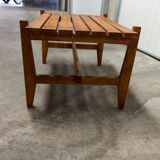 50s solid wood side table