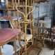 Vintage rattan basket sofa bed - 1950s