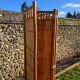 Vintage bamboo screen