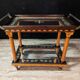 Serving italian design trolley of the 70s