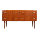 Mahogany chest of drawers, Italian design, 1960s, production: Italy