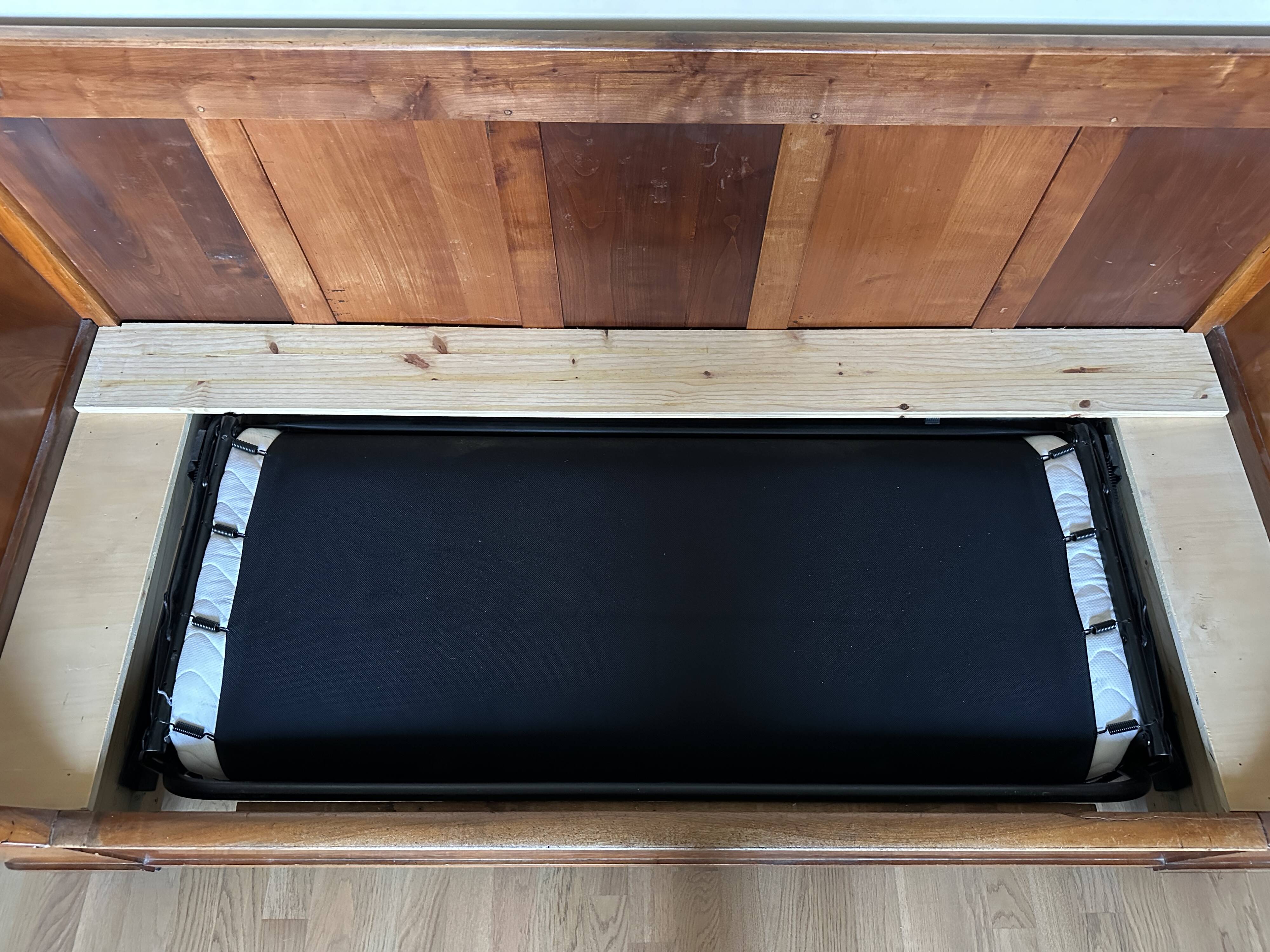 Antique 19th century mahogany sofa bed