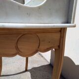 Toilet table, marble top