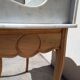 Table de toilette, plateau marbre
