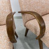 Page 1 of 17 Armchairs type 53 by J. Smidek, Ton, Czechoslovakia, 1960s, se
