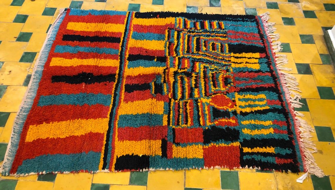 Azilal Berbère Vintage 185x132 cm