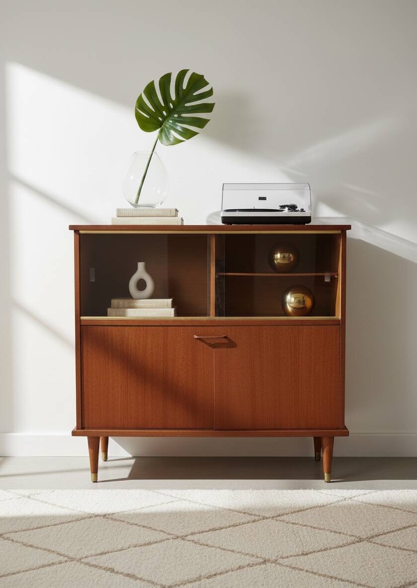 Vintage bar cabinet / sideboard / display cabinet – 1960s