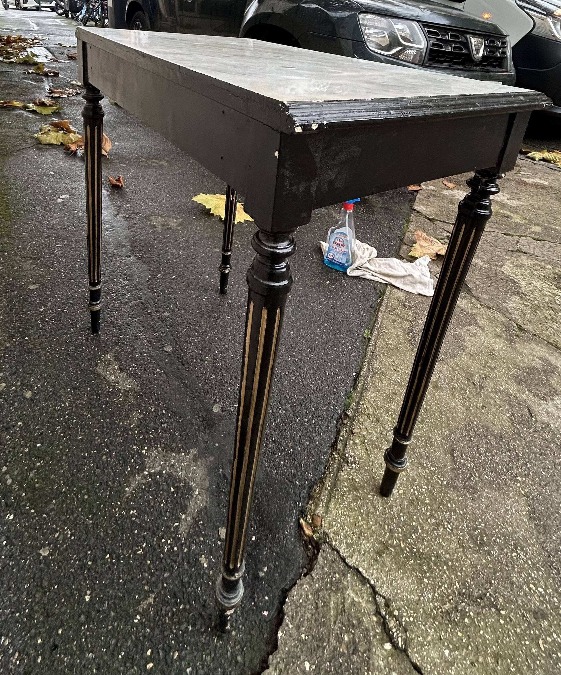 Black Napoleon III desk