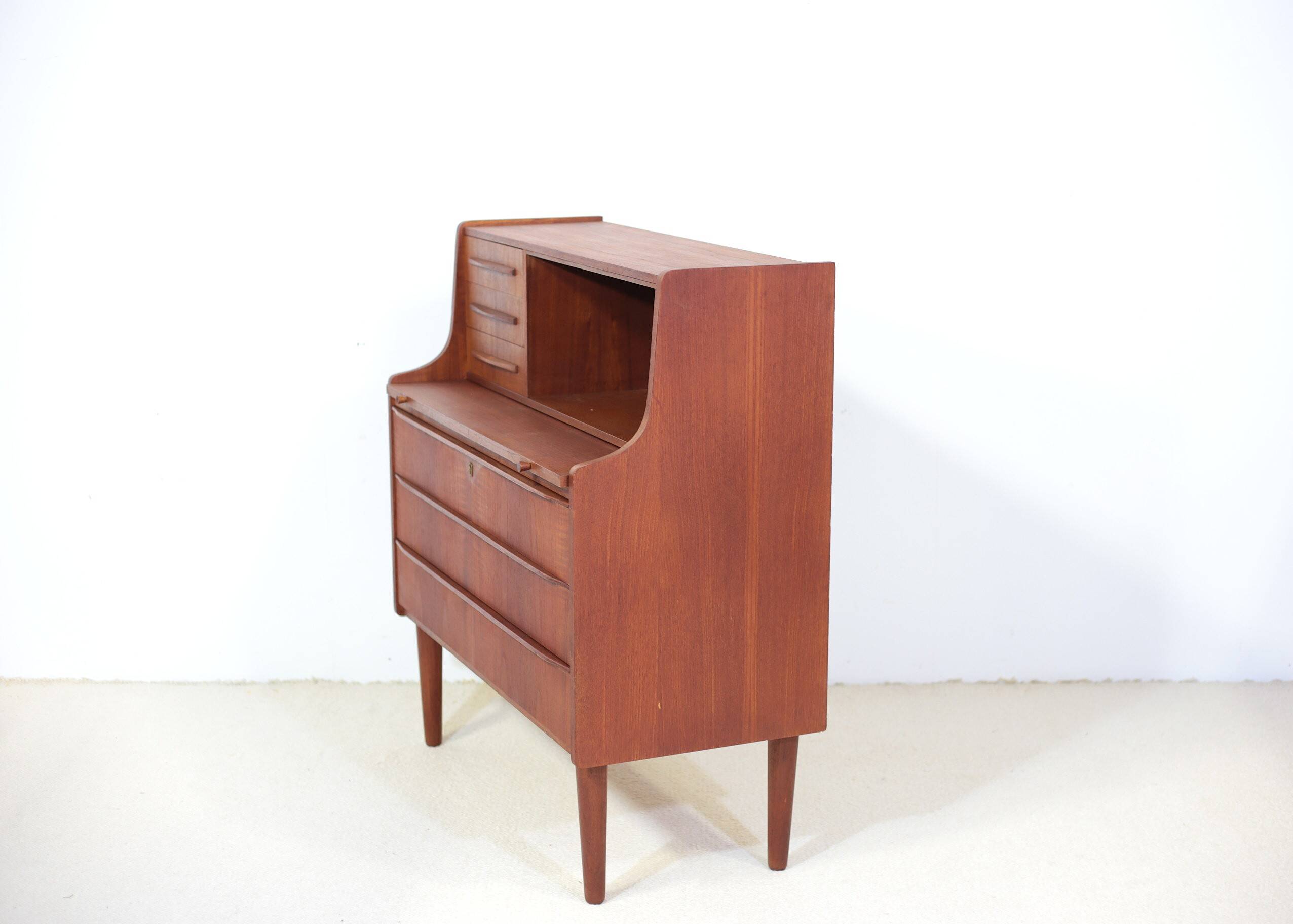 Danish teak secretary
