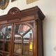 Louis XVI style beveled glass bookcase