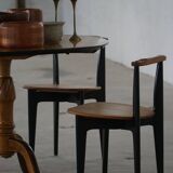 Set of 4 'Thema' chairs in pine by Yngve Ekström, Swedese, Modern Swedish, 1954