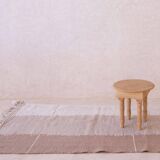 Beige Kilim Rug - 255 x 105 cm